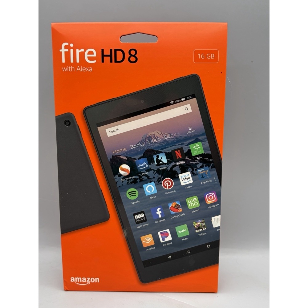 Amazon Fire HD 8 (8th Gen) 16GB Wi-Fi - Black - Sealed